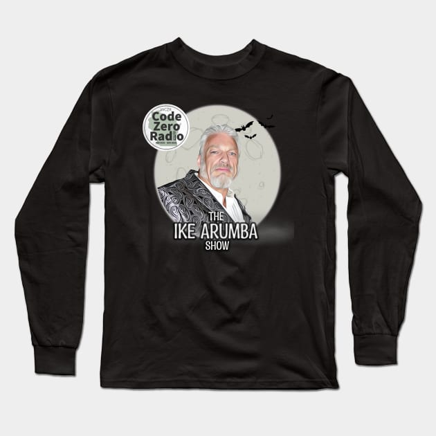 The Ike Arumba Show - Late Night Long Sleeve T-Shirt by Code Zero Radio